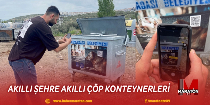 AKILLI ŞEHRE AKILLI ÇÖP KONTEYNERLERİ