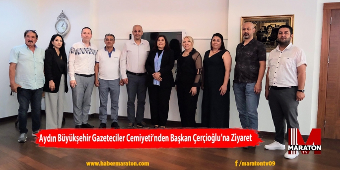 Aydın Büyükşehir Gazeteciler Cemiyeti’nden Başkan Çerçioğlu’na Ziyaret