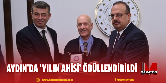 Aydın’da ‘Yılın Ahisi’ ödüllendirildi