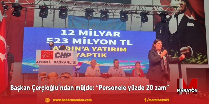 Başkan Çerçioğlu’ndan müjde: 