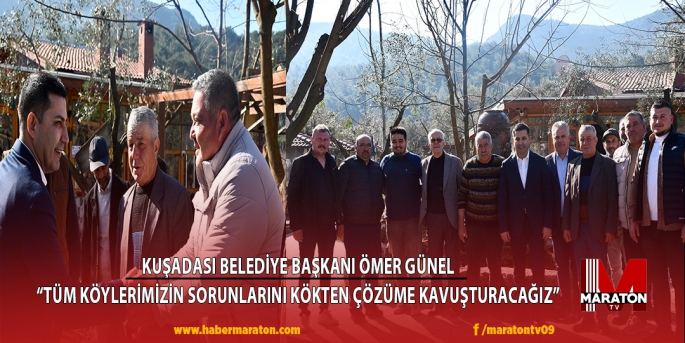 BAŞKAN ÖMER GÜNEL GÜNE KİRAZLI MAHALLESİ’NDE BAŞLADI