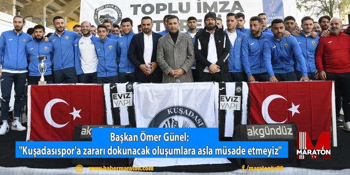 Başkan Ömer Günel: 