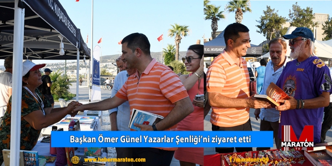 Başkan Ömer Günel Yazarlar Şenliği’ni ziyaret etti