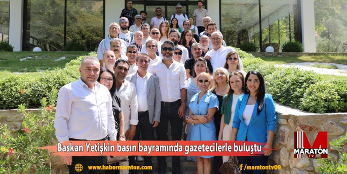 Başkan Yetişkin basın bayramında gazetecilerle buluştu