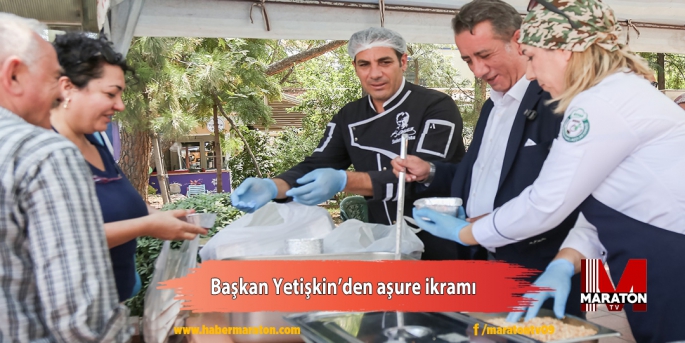 Başkan Yetişkin’den aşure ikramı