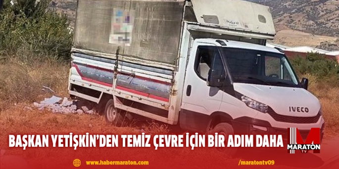 BAŞKAN YETİŞKİN’DEN TEMİZ ÇEVRE İÇİN BİR ADIM DAHA