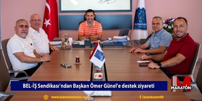 BEL-İŞ Sendikası’ndan Başkan Ömer Günel’e destek ziyareti