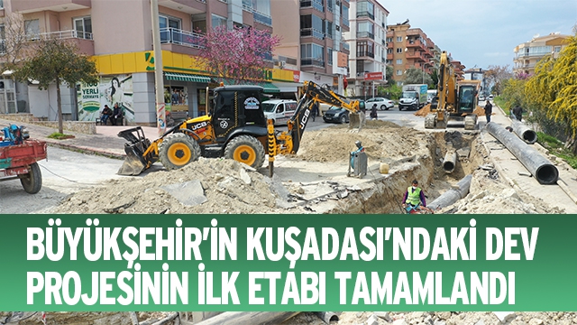 BÜYÜKŞEHİR’İN KUŞADASI’NDAKİ DEV PROJESİNİN İLK ETABI TAMAMLANDI