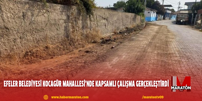 Efeler Belediyesi Kocagür Mahallesi'nde kapsamlı çalışma gerçekleştirdi