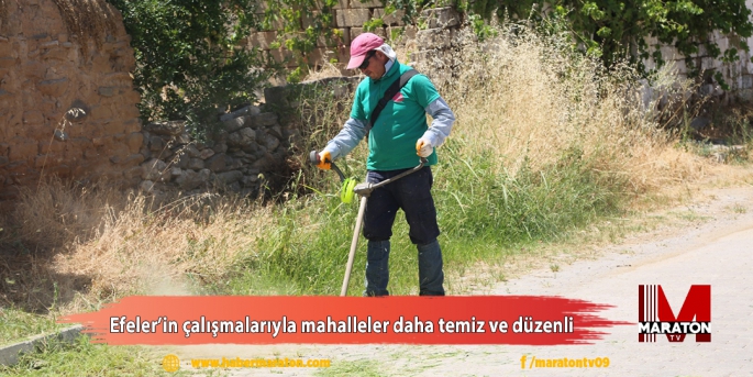 Efeler’in çalışmalarıyla mahalleler daha temiz ve düzenli