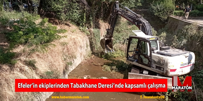 Efeler’in ekiplerinden Tabakhane Deresi’nde kapsamlı çalışma