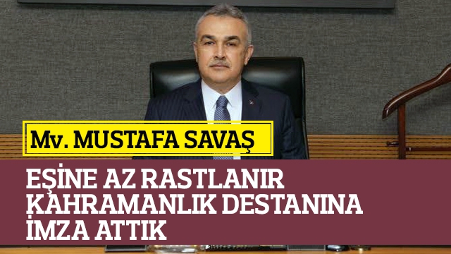 EŞİNE AZ RASTLANIR KAHRAMANLIK DESTANINA İMZA ATTIK