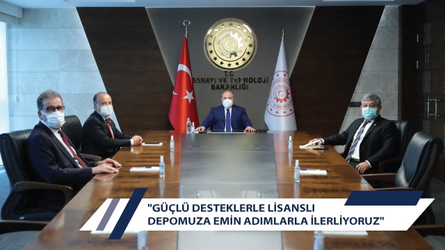 GÜÇLÜ DESTEKLERLE LİSANSLI DEPOMUZA EMİN ADIMLARLA İLERLİYORUZ