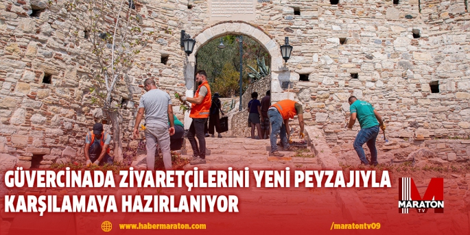 GÜVERCİNADA ZİYARETÇİLERİNİ YENİ PEYZAJIYLA KARŞILAMAYA HAZIRLANIYOR 