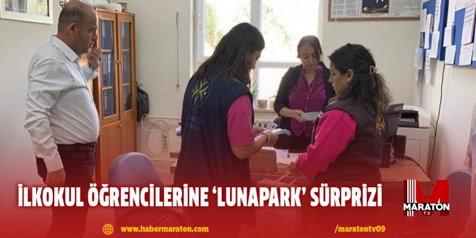 İlkokul öğrencilerine ‘lunapark’ sürprizi