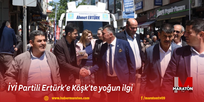 İYİ Partili Ertürk’e Köşk’te yoğun ilgi