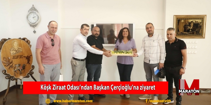 Köşk Ziraat Odası’ndan Başkan Çerçioğlu’na ziyaret