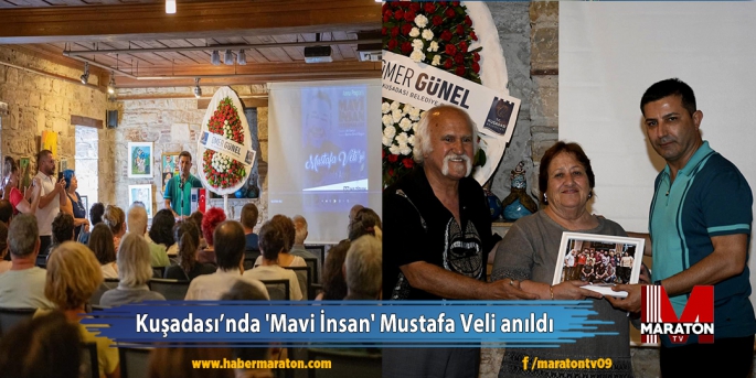 Kuşadası’nda 'Mavi İnsan' Mustafa Veli anıldı