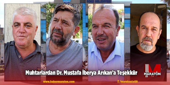 Muhtarlardan Dr. Mustafa İberya Arıkan’a Teşekkür…