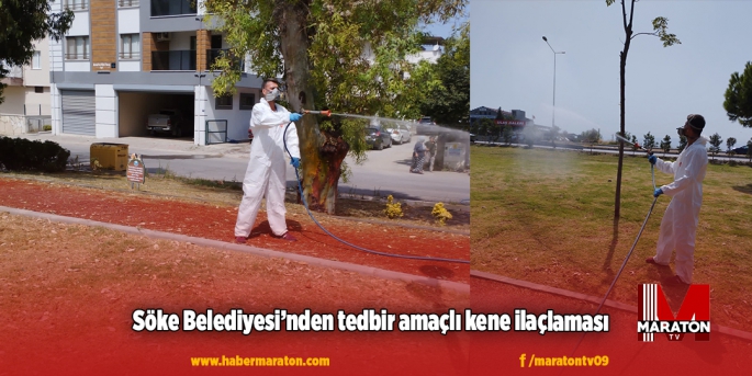 Söke Belediyesi’nden tedbir amaçlı kene ilaçlaması