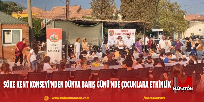 Söke Kent Konseyi'nden Dünya Barış Günü'nde çocuklara etkinlik