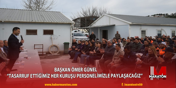 BAŞKAN ÖMER GÜNEL’DEN BELEDİYE İŞÇİLERİNE “ARA ÖDEME” MÜJDESİ