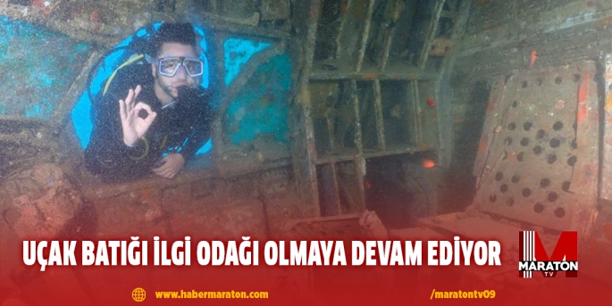 Uçak batığı ilgi odağı olmaya devam ediyor