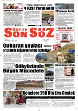 SİİRT’TE SON SÖZ
