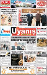 KARAMANDA UYANIŞ