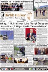 SAFRANBOLU BİRLİK HABER