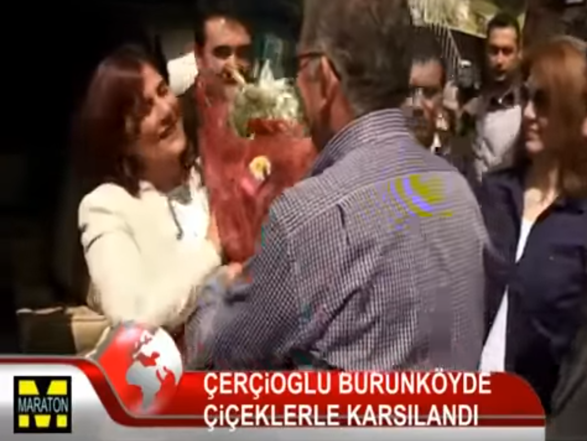 Çerçioğlu Burunköy’de Çiçeklerle Karşılandı