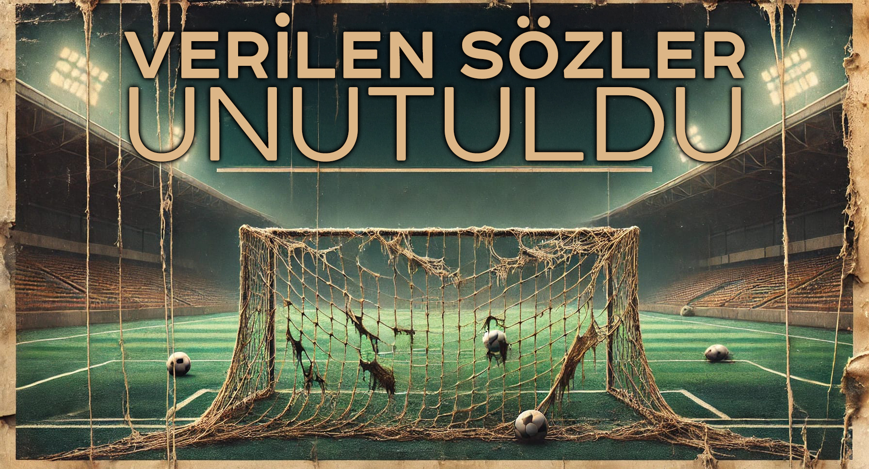 Verilen Sözler Unutuldu, Şampiyonluk Bakımsız Sahadan Geldi!