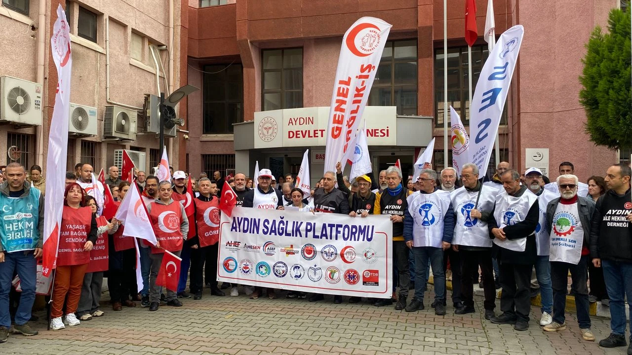 Hekimler İş Bıraktı: Aydın’da Sağlık Çalışanlarından Büyük Eylem