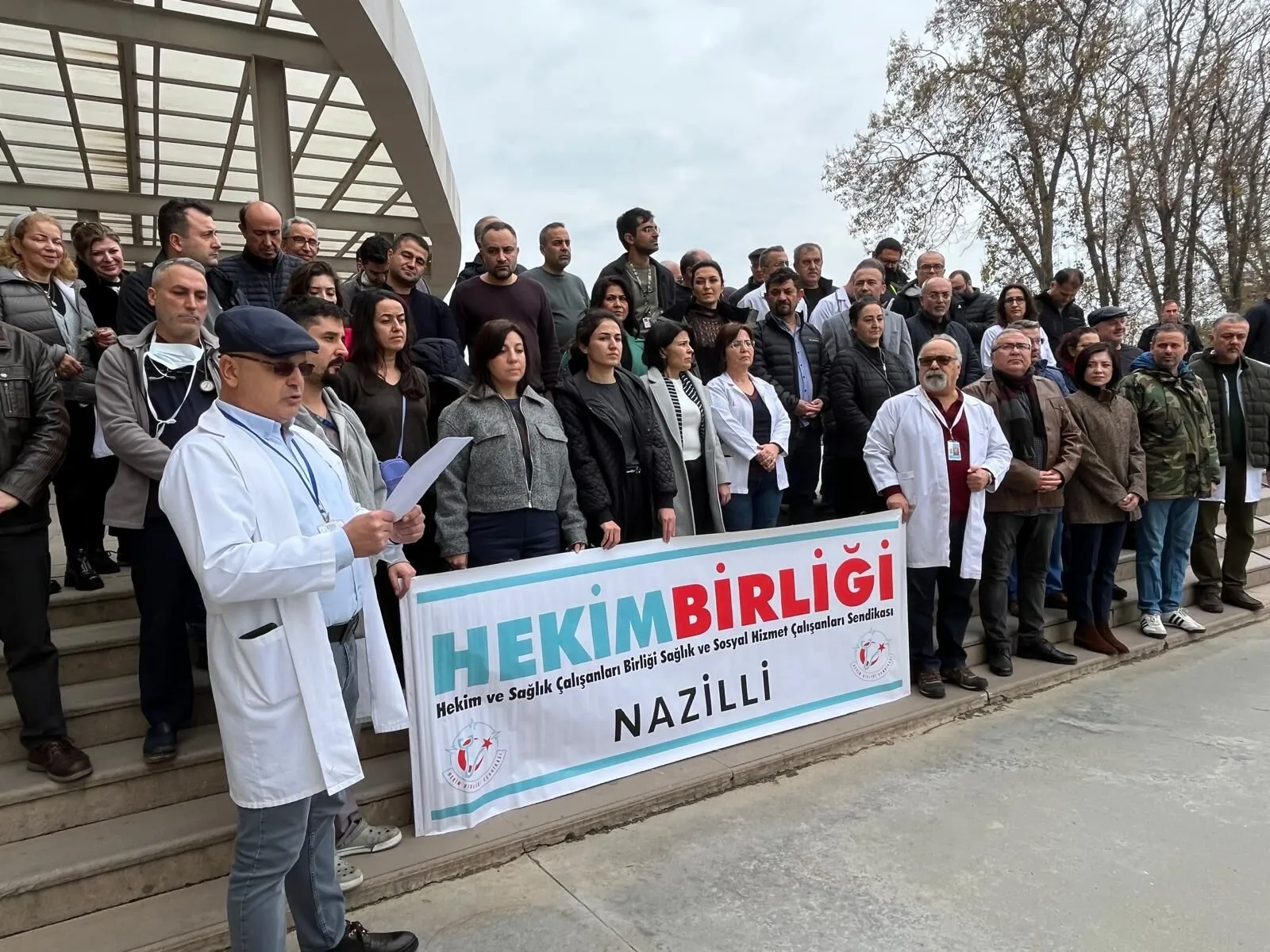 Nazilli’de hekimler işi bıraktı: Tükeniyoruz, sesimizi duyun!