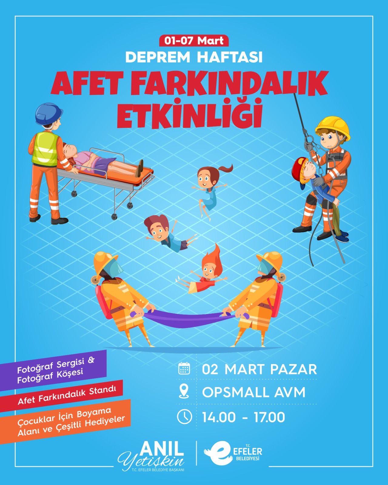 EFELER’DEN DEPREM HAFTASINA ÖZEL ETKİNLİK