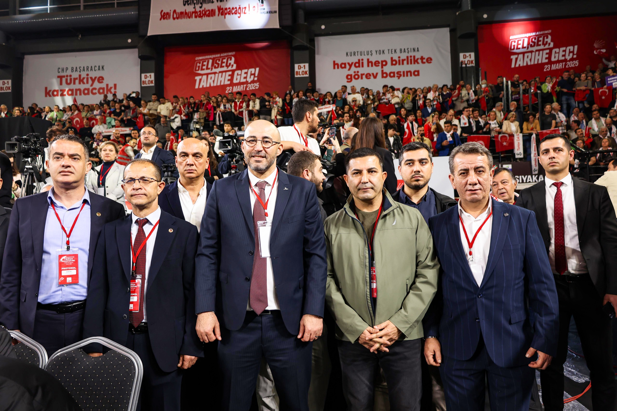 BAŞKAN YETİŞKİN CHP’NİN CUMHURBAŞKANI ADAY ADAYI İMAMOĞLU’NU KARŞILADI 