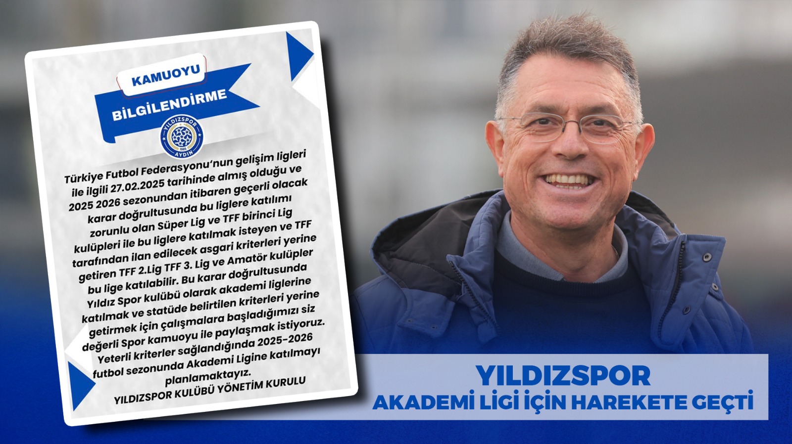 Aydın Yıldızspor Akademi Ligi İçin Harekete Geçti
