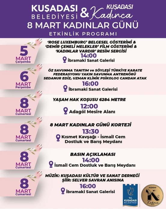 KUŞADALI KADINLAR OMUZ OMUZA 8 MART’A HAZIRLANIYOR