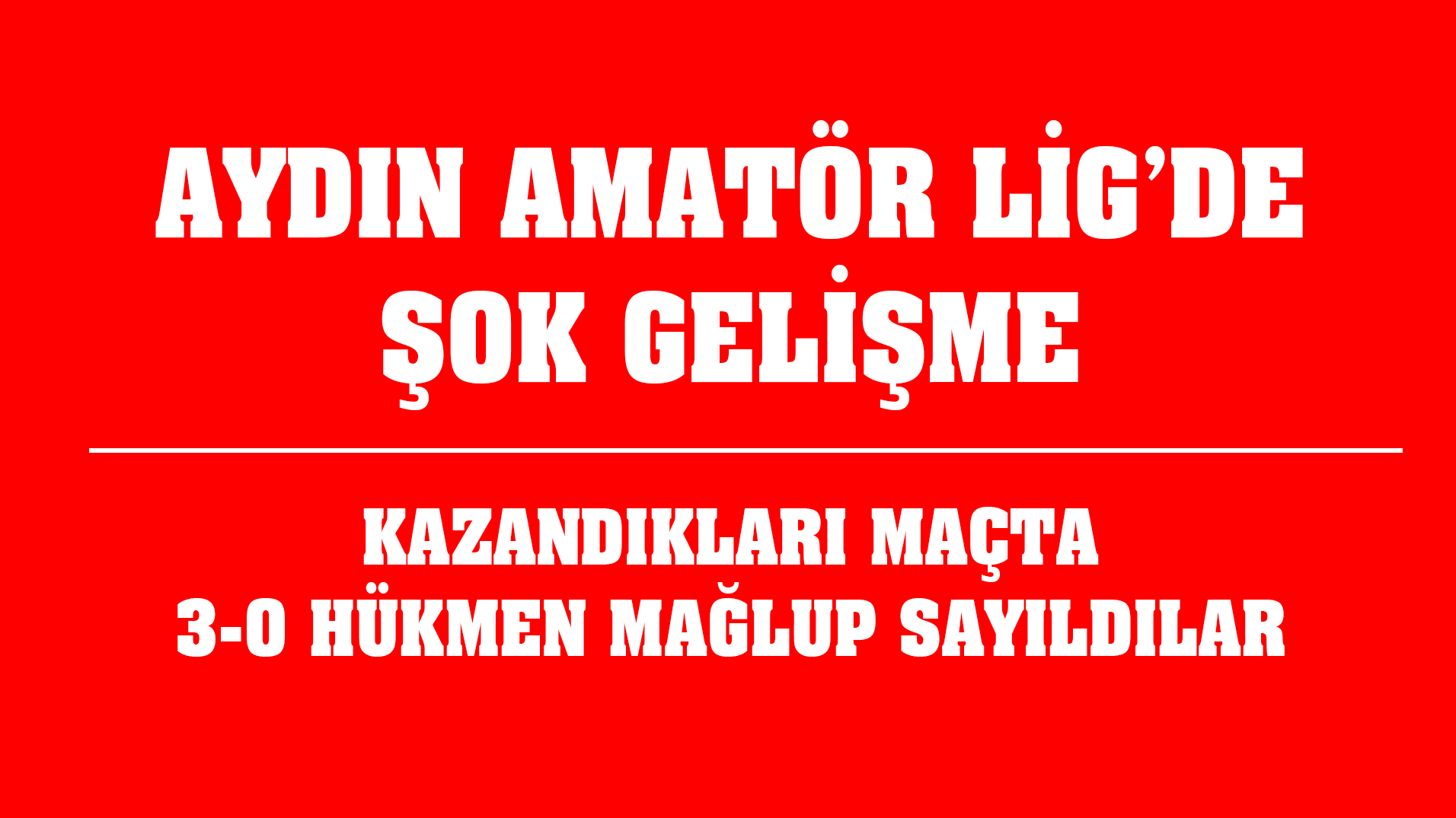 Acarlar Güneşspor’a Hükmen Mağlubiyet!