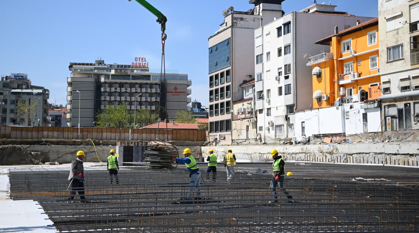 KUŞADASI’NIN BİR VİZYON PROJESİ DAHA HIZLA YÜKSELİYOR