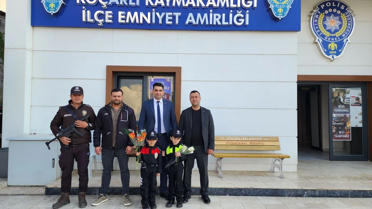 Aydın’da Miniklerden Polis Haftasına Anlamlı Sürpriz