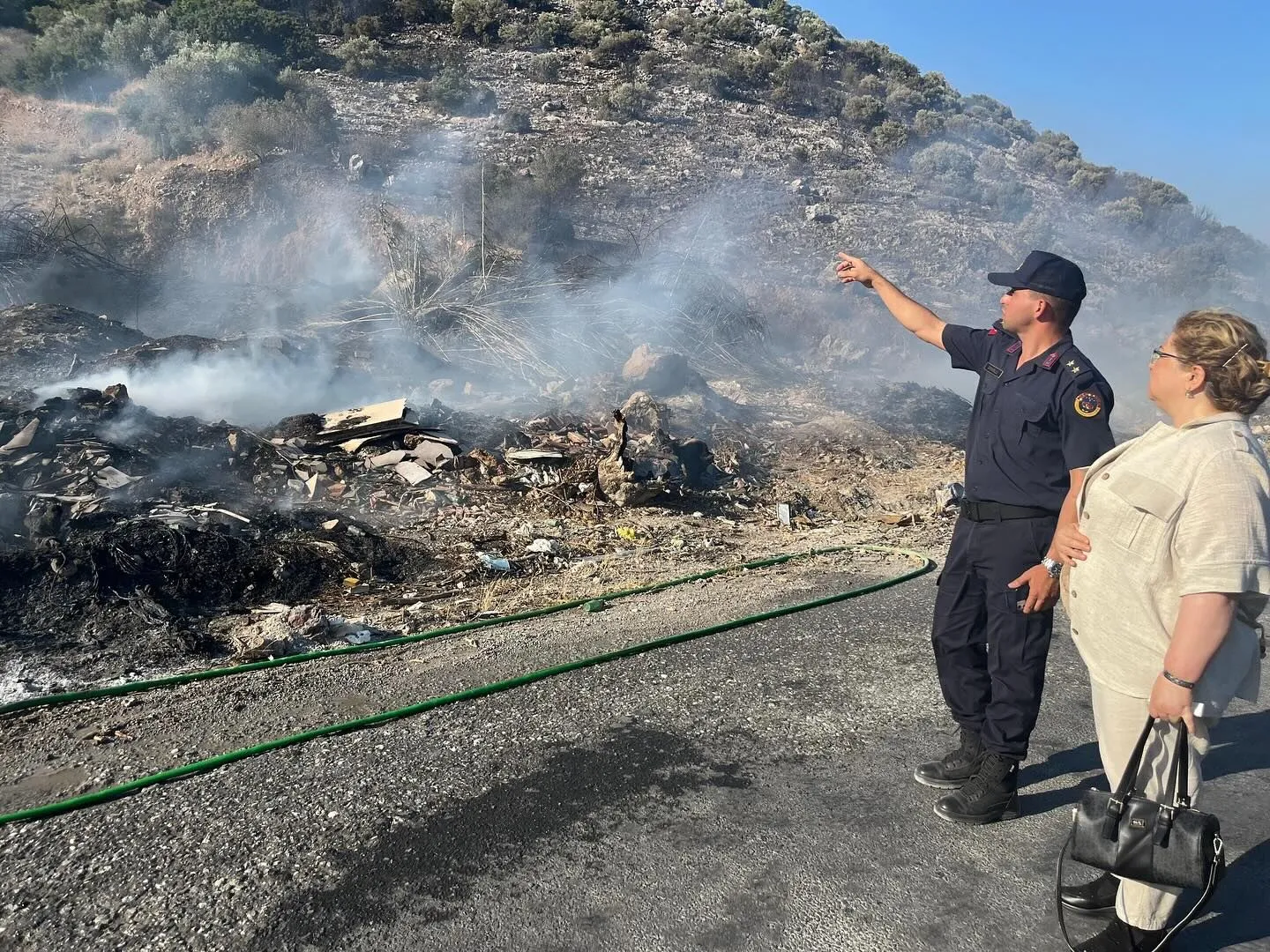 Gümüşköy’de Çıkan Yangın Korkuttu: Hızlı Müdahaleyle Söndürüldü