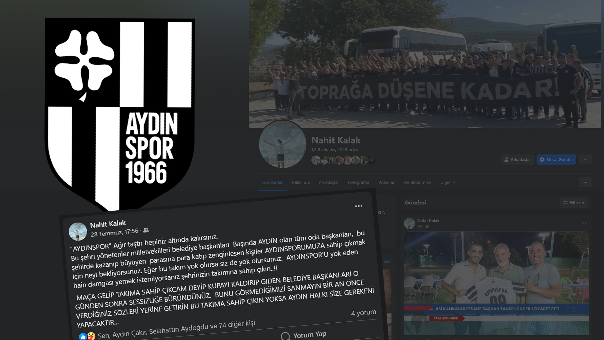 “AYDINSPOR’UN ENKAZININ ALTINDA KALACAKSINIZ!”