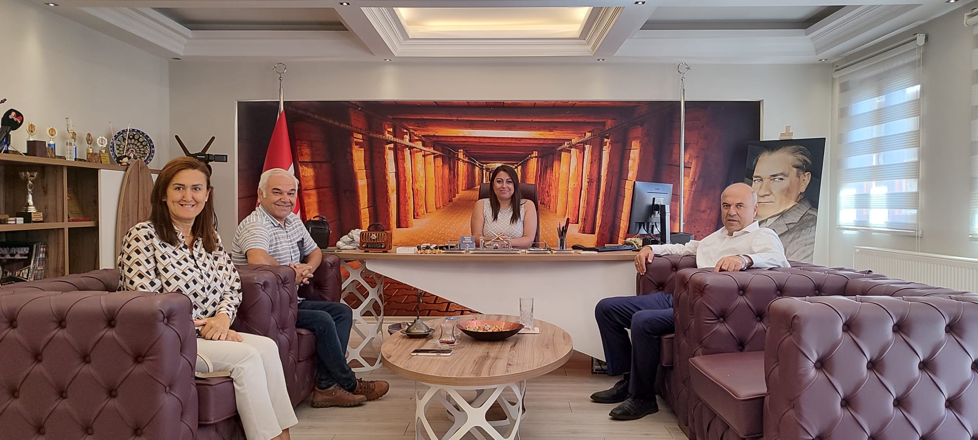 Söke AK Parti’den Maraton TV’ye Ziyaret