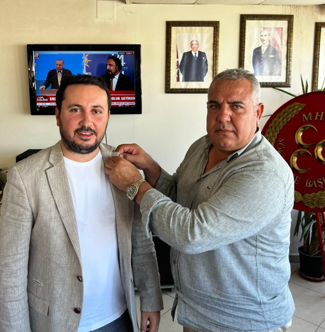 SÖKE CHP DEN ISTIFA EDEN MECLIS ÜYESİ MURAT GÜNAL MHP YE GEÇTİ.