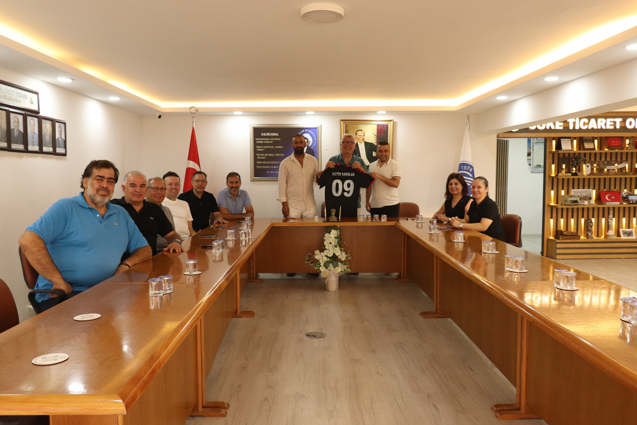 Sökespor 1970 Heyetinden Söke Ticaret Odasına Ziyaret