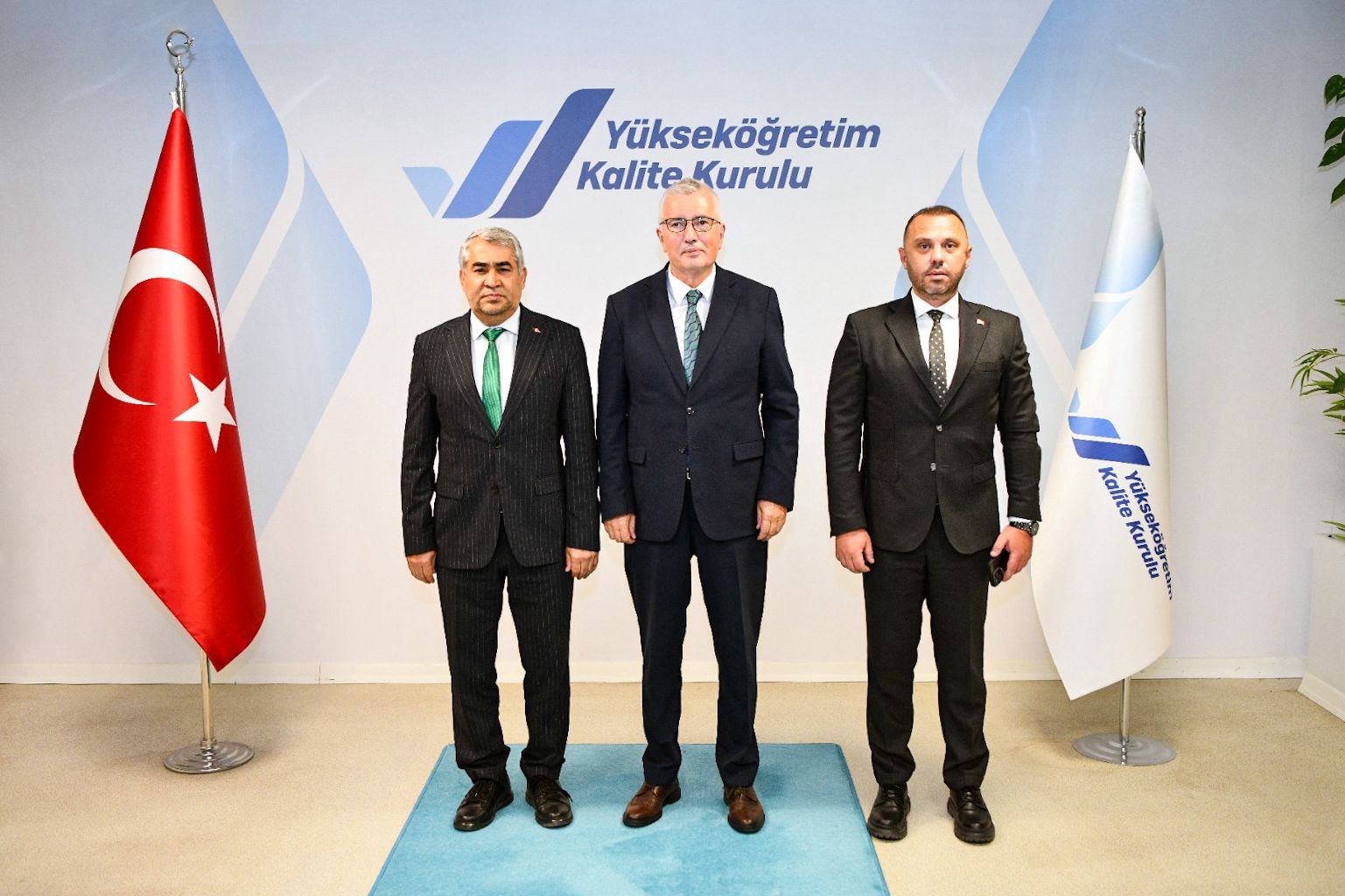 ADÜ Rektörü Prof. Dr. Bülent Kent’ten Yükseköğretim Kalite Kurulu Başkanı Prof. Dr. Ümit Kocabıçak’a Ziyaret
