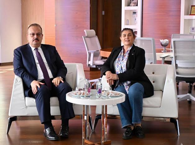 BAŞKAN ÇERÇİOĞLU’NA AYDIN VALİSİ YAKUP CANBOLAT’TAN ZİYARET