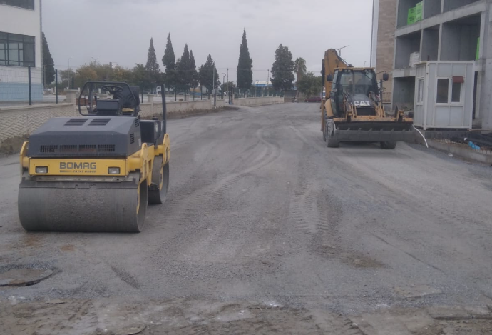 Söke Belediyesi’nden Yeni Hükümet Konağı Çevresinde Yol Düzenleme Çalışması
