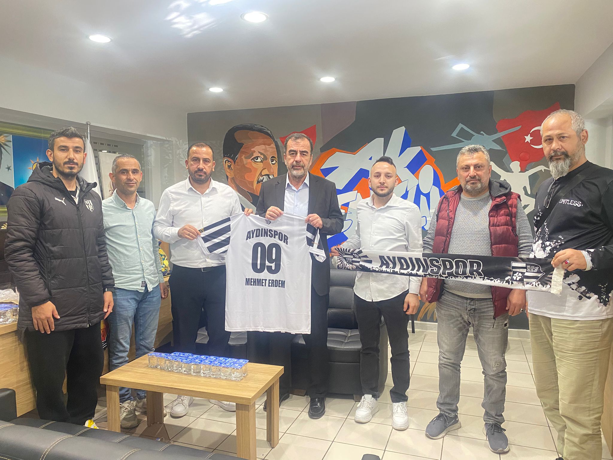 Aydınspor Yönetiminden AK Parti İl Başkanı Mehmet Erdem’e Ziyaret